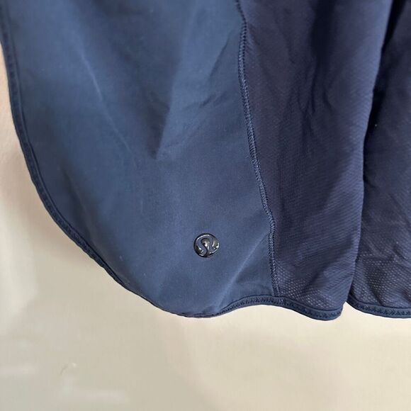 Lululemon navy and orange racerback tank size 10 - Picture 5 of 5